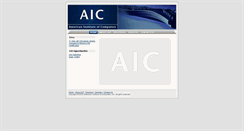 Desktop Screenshot of aic-consulting.com