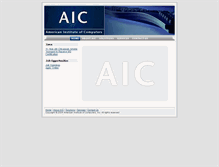 Tablet Screenshot of aic-consulting.com